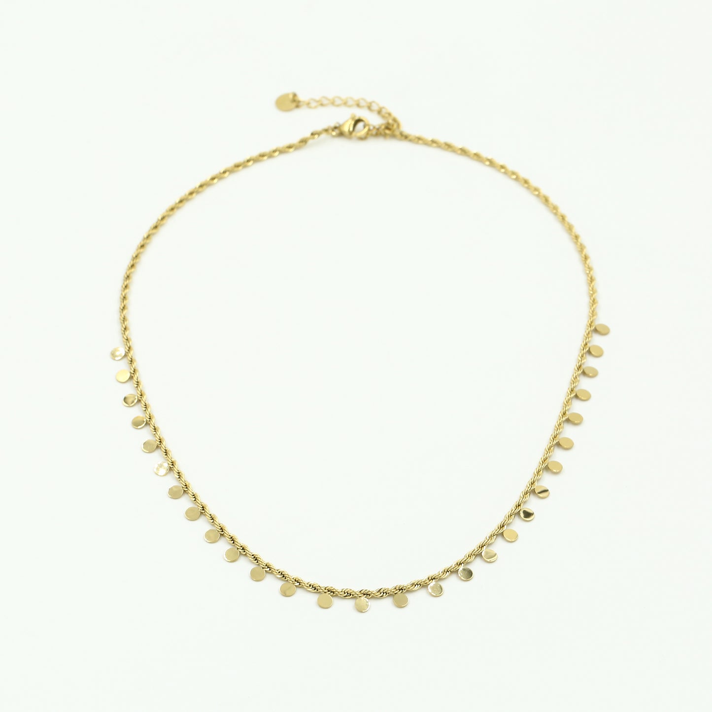 gedraaide ketting met circels
