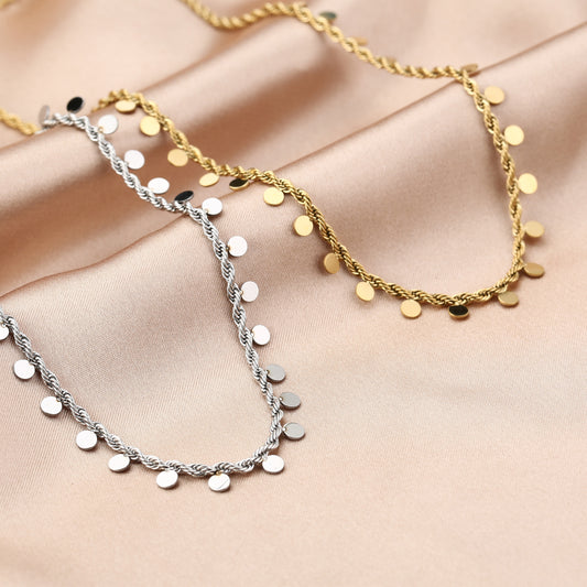gedraaide ketting met circels