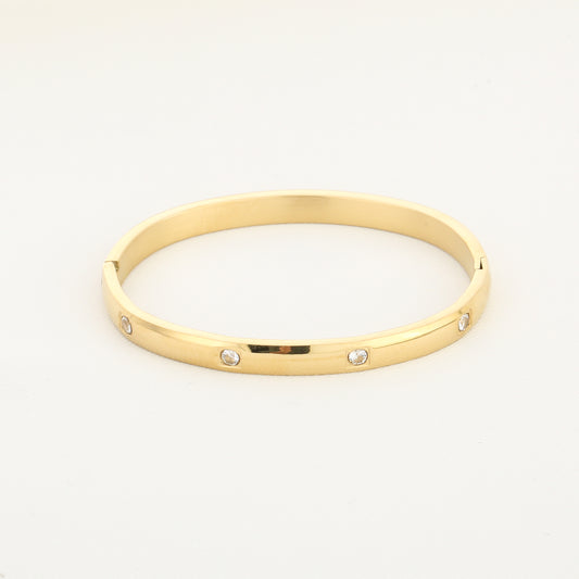 Bangle met strass steentjes