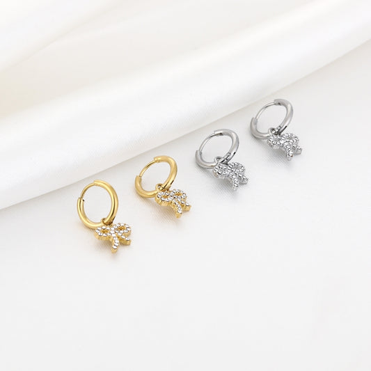 Strikjes hangers met diamantjes
